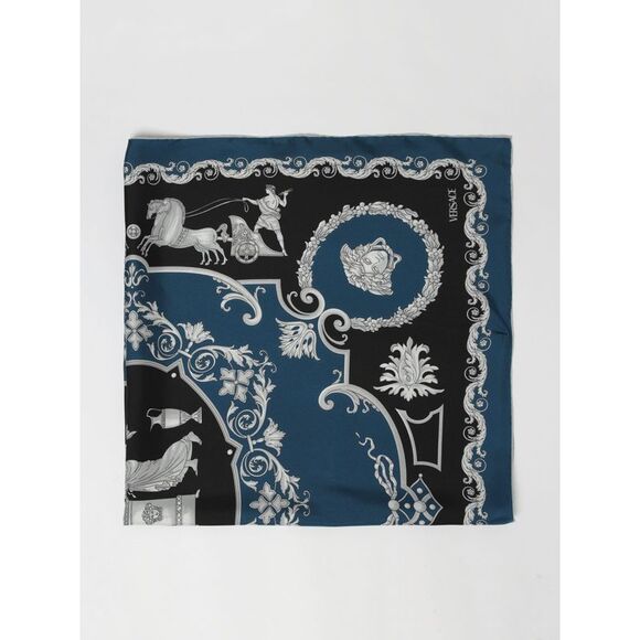 Versace Neck Scarf Men Black